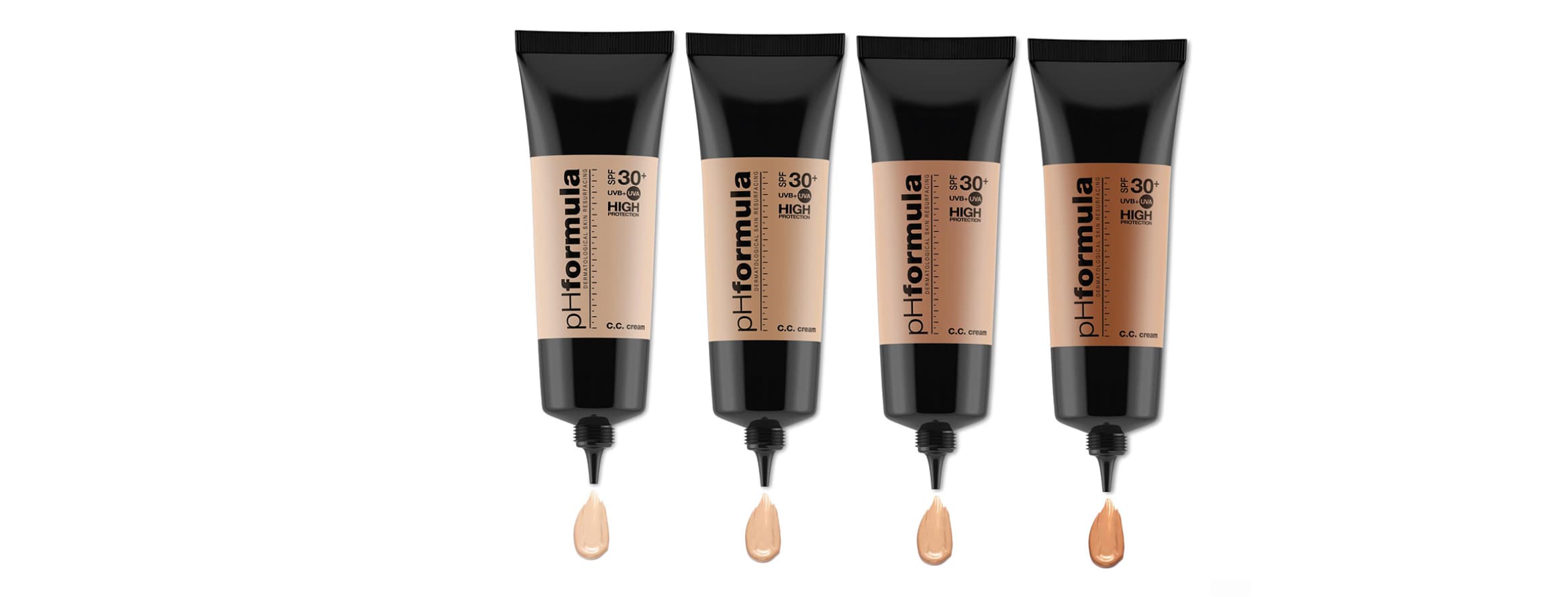 Линейка продукции CC cream от pHformula
